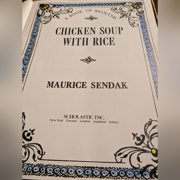 NIB Vintage Chicken soup with rice Scholastic book & review. EP126 - Picture 2 of 16